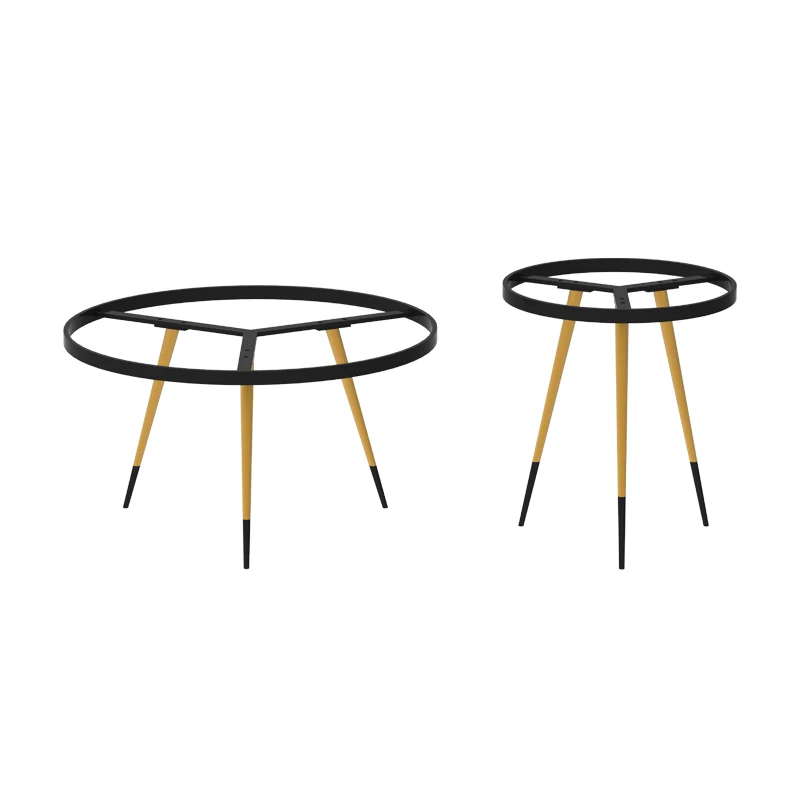 Customizable Coffee Round Table Leg Brackets, Wrought Iron Table Frame