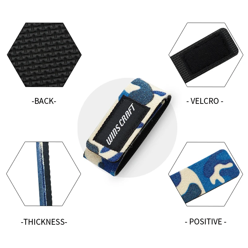 2Pcs/Pack Upgraded Version Of Elastic Fishing Rod Strap Is Strong And Durable 25*3CM With Elastic Rubber Strap-Reusable Magic Ha
