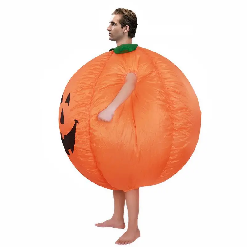 Disfraz de calabaza inflable para adultos, ropa inflable para Festival de fantasmas, espectáculo de escenario para hombres y mujeres, Halloween, Navidad, Carnaval, C60846