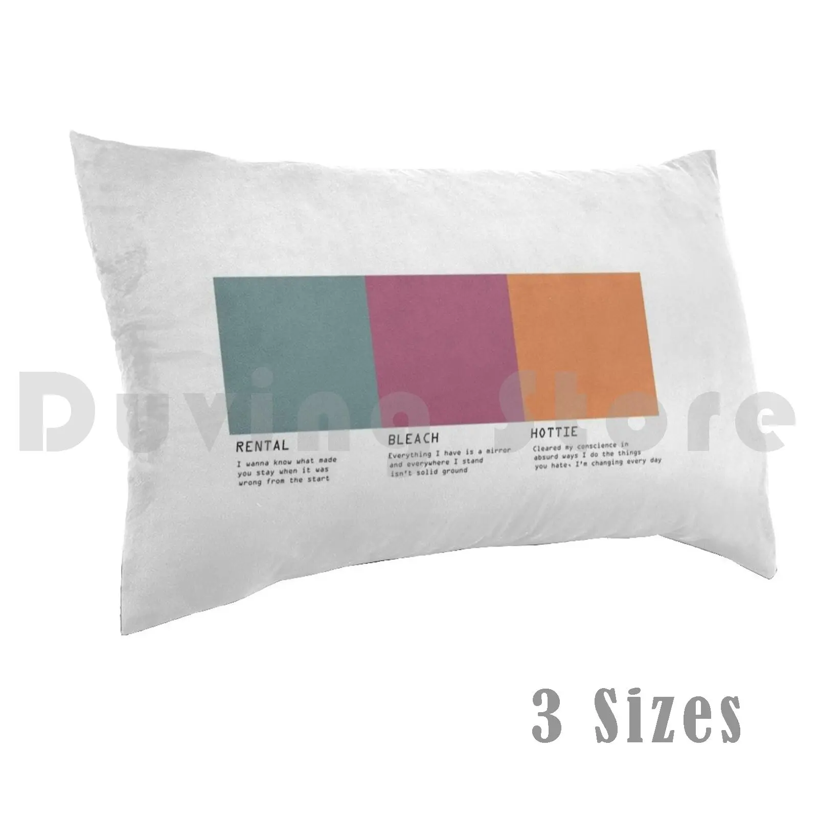 Brockhampton Pantone 2 Pillow Case 20*30 Inch Sugar Brockhampton Lyrics Ginger Boy Bye Pantone Kyrstin Kuehl