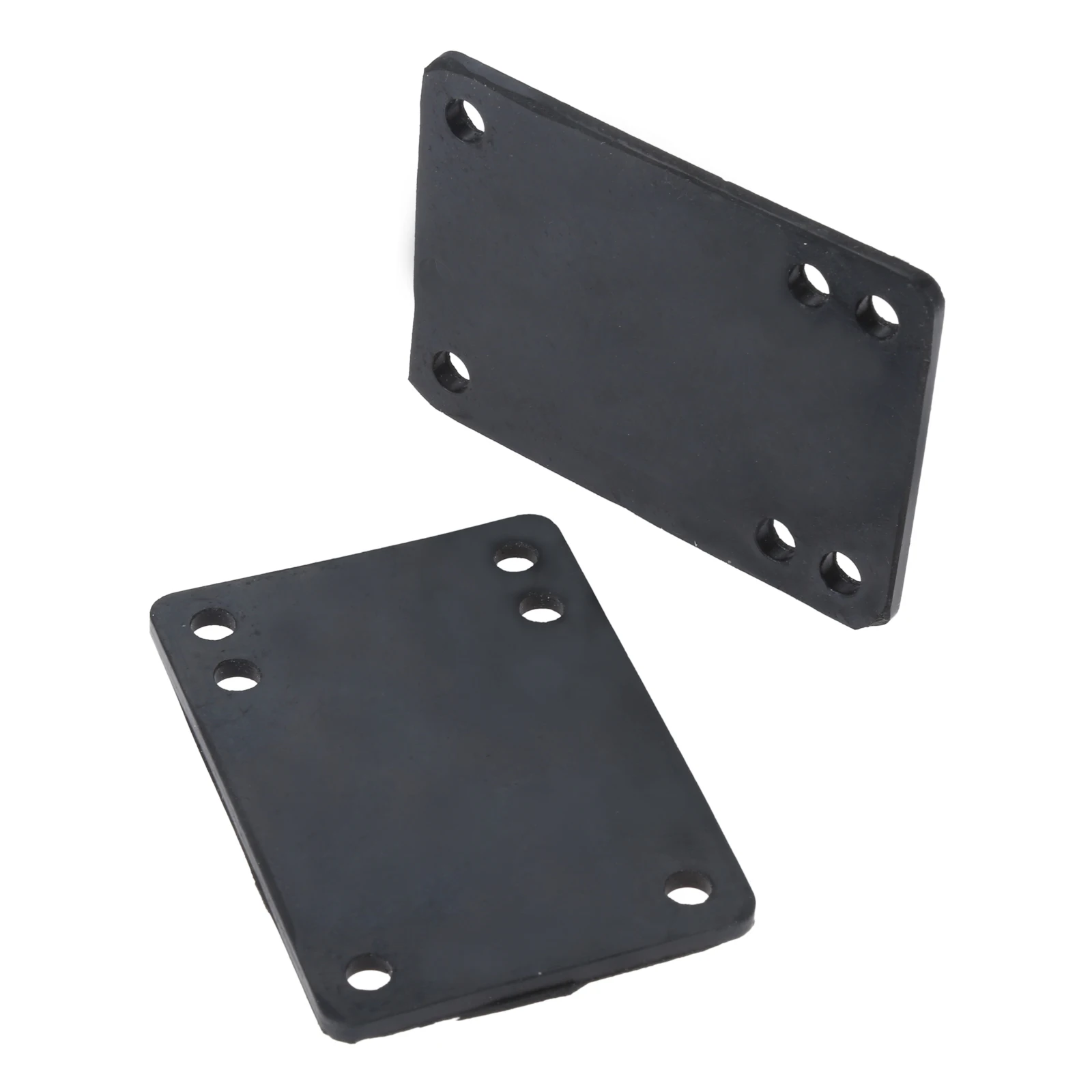 Almohadilla elevadora de goma para monopatín, cubierta de tabla larga para Surfskate Land Cruiser, con absorción de impacto, soporte para camión, junta de puente de 76x55mm, 2 piezas