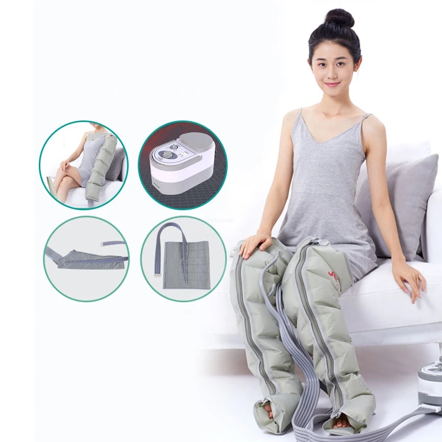 

Electric Air Compression Leg Massager Waist Arm Leg Wraps Foot Ankles Calf Massage Machine Pain Relax Promote Blood Circulation