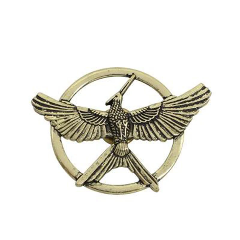 Fashion Trendy Jewelry The Hunger Games  Popular Vintage Style Birds Brooches Restro 3 Colors