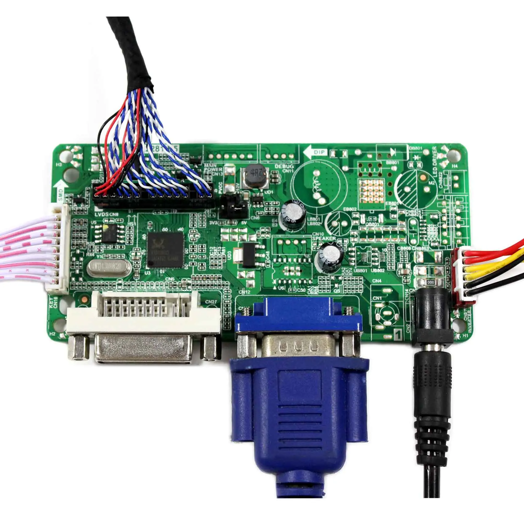 شاشة LCD RT2281 مقاس 19 بوصة G190ETN01.6 ، لوحة تحكم DVI VGA LCD 1280x1024