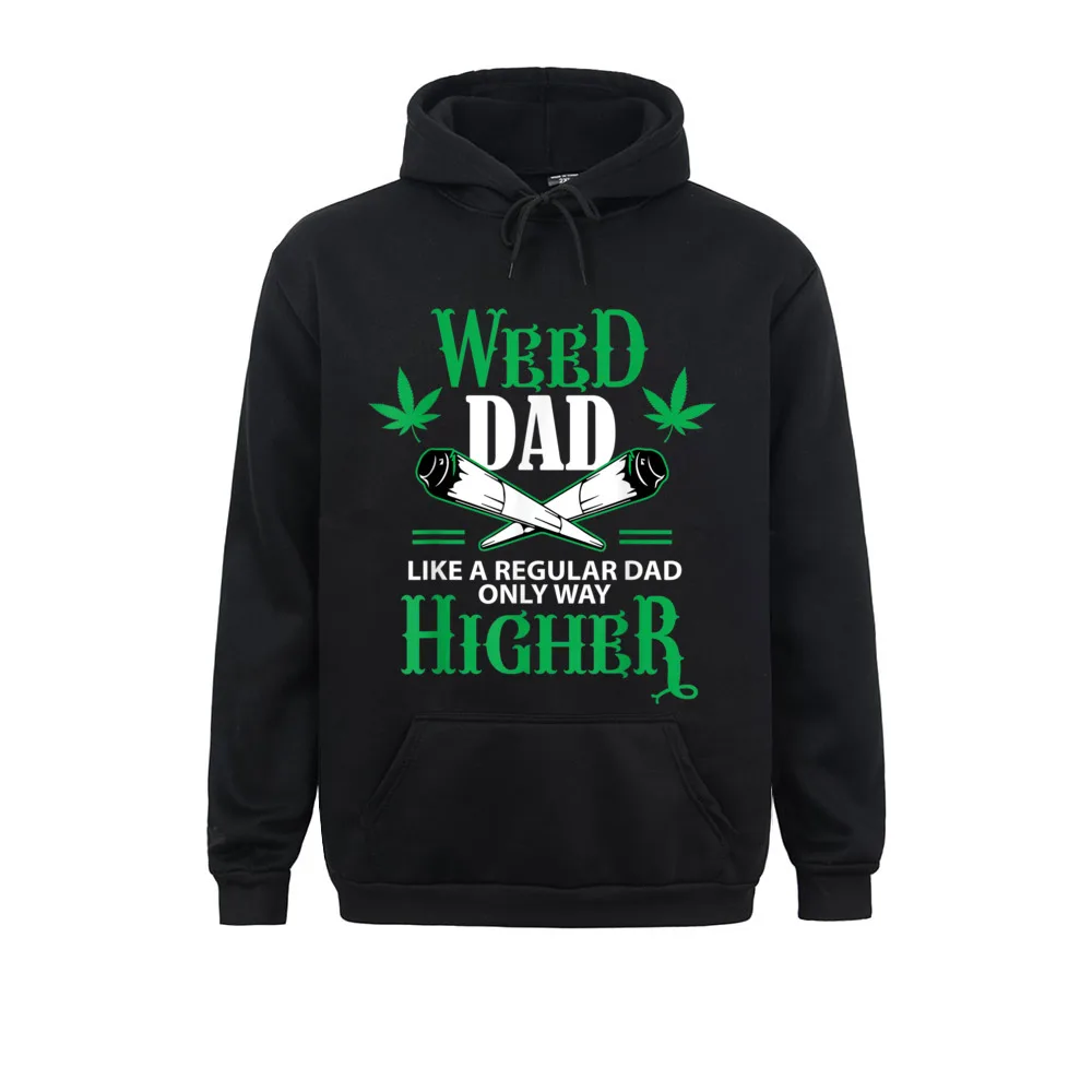 Dad Weed Marijuana Funny 420 Cannabis THC Pumpkin Themed Long Sleeve Hoodies Men Sweatshirts Cosie Hoods 2021 Fashion