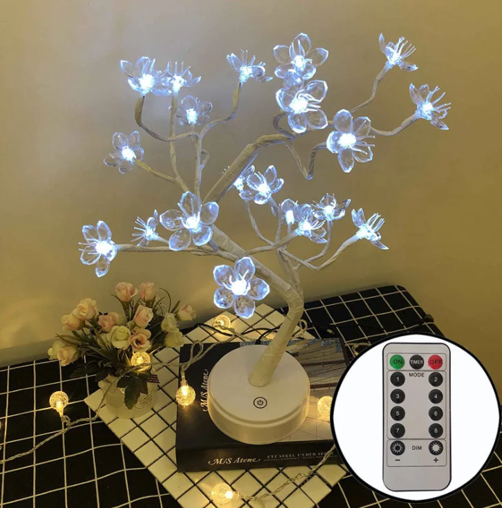 

Led Fairy Night Light Led Tree Lights Room Lights Decor LED AA Battery USB Lamp Christmas Holiday Lighting Decor For Room Desk