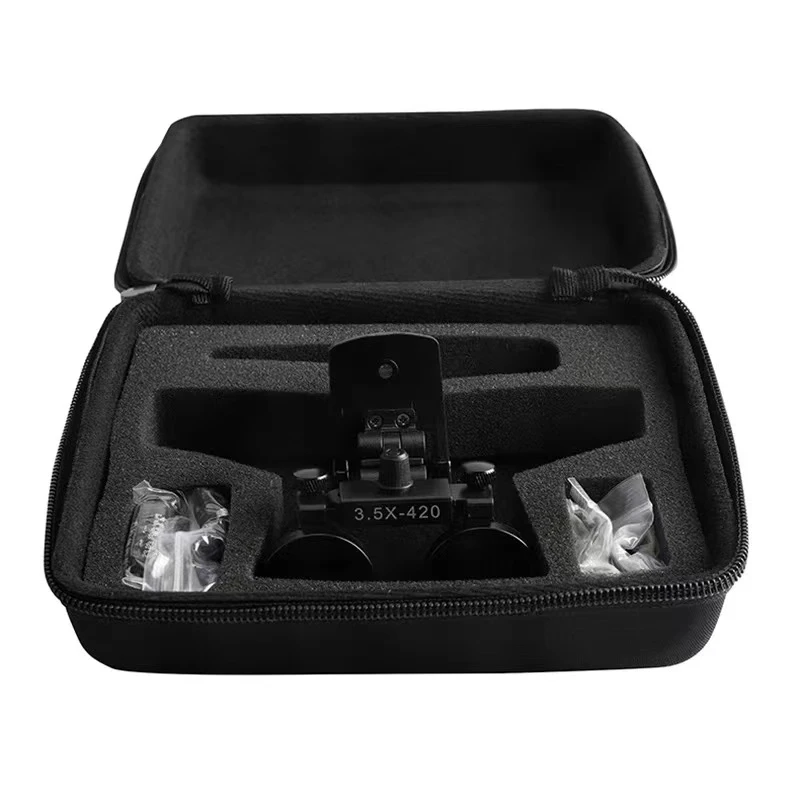 Imagem -06 - Dentista Binóculos 2.5x 3.5x Dental Lupas Cirúrgica Lente de Vidro Óptico com Clipe Plástico para Odontologia Eyewear Lupa