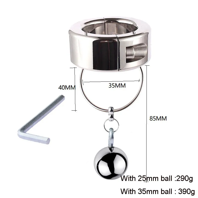 Stainless Steel Male Penis Ring Delay Ejaculation Chastity Device Sex Toys Metal Bondage Restraint Men CockRing Clamp Cock Rings