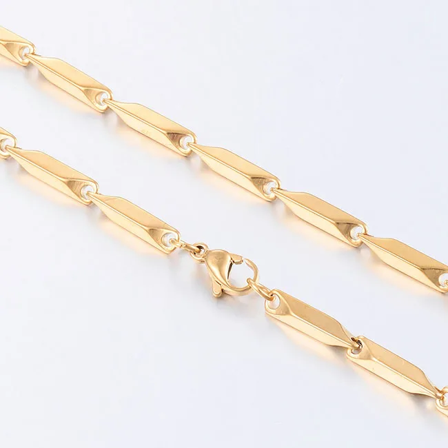 Edelstahl Herren Byzantinische Kette Hip-Hop Mode-Stil Modeschmuck – Detail 3