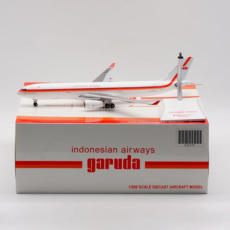 

Diecast 1/200 Scale A330-300 PK-GHD Indonesian Garuda Airlines Plane Model Alloy with Lading Gear Aircraft Collection Souvenir