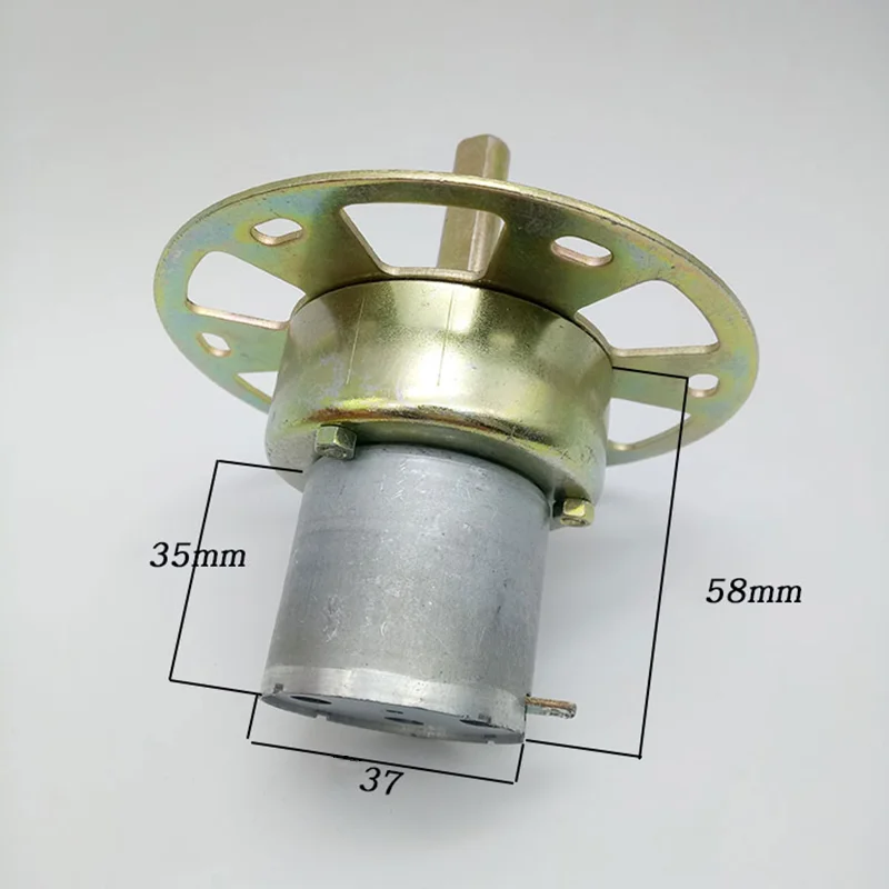 1pcs SVC voltage regulating gear motor DC12V 38mm shaft length ZD-5KT 38ZY25 suitable for SVC-3KVA and above