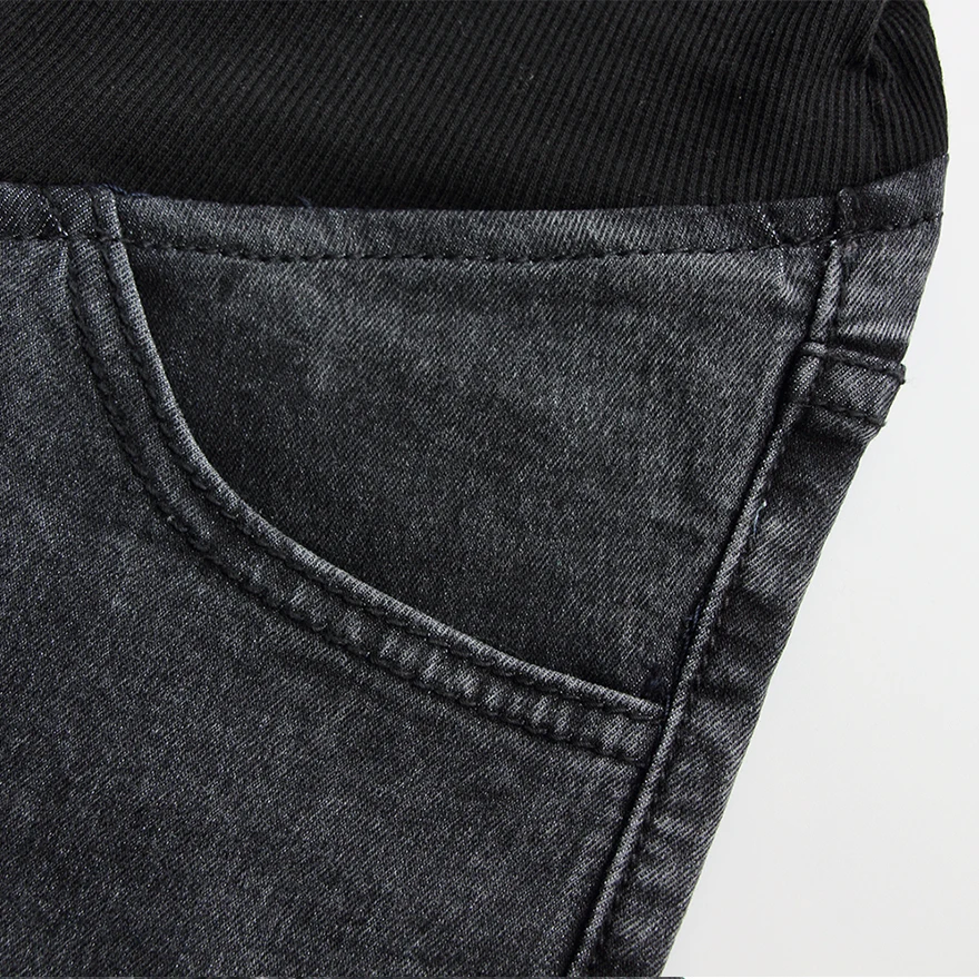 Jeans ajustável de algodão, jeans para maternidade, todos os estações, adequados para mulheres grávidas, venda imperdível