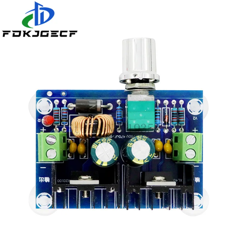 XH-M401 XL4016E1 Voltage Regulator Digital PWM Adjustabl DC-DC Step Down Buck Converter Power Supply Module Buck module 4-40V 8A