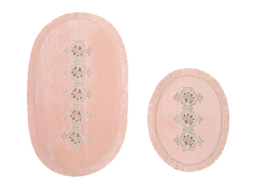 Pandora French Laced 2 Li Bath Mat Pad Powder