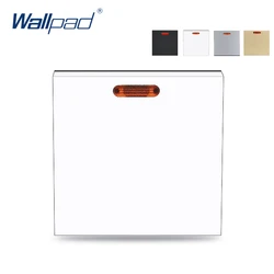 Wallpad 45 Amp 45A Kitchen Air Condition Wall Switch with LED Indicator Function Key For Module only 52*52mm