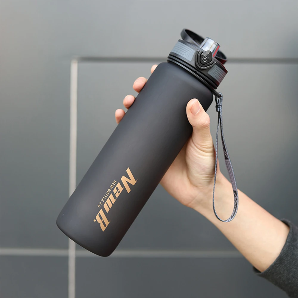 Tritan Material Water Bottle Sports Drinking Protein Shaker Cups Drink High Quality Outdoor Travel Portable Leakproof No BPA