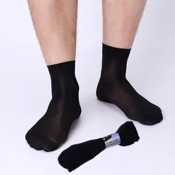 10 paia di calzini di seta sottili elastici alti uomo donna estate calzino di Tulle traspirante solido nero bianco calzino trasparente qualità a buon mercato