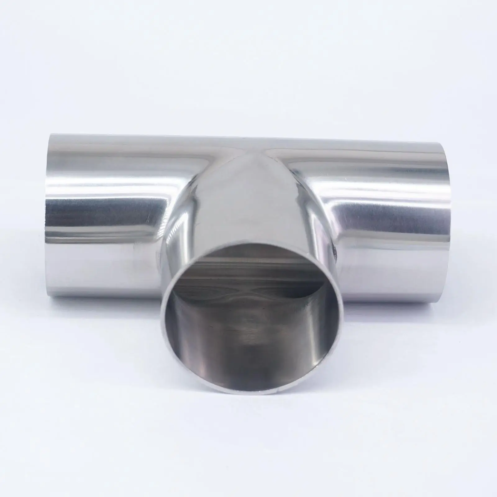 45Mm O/D 304 Rvs Sanitair Weld Tee Connector Pijp