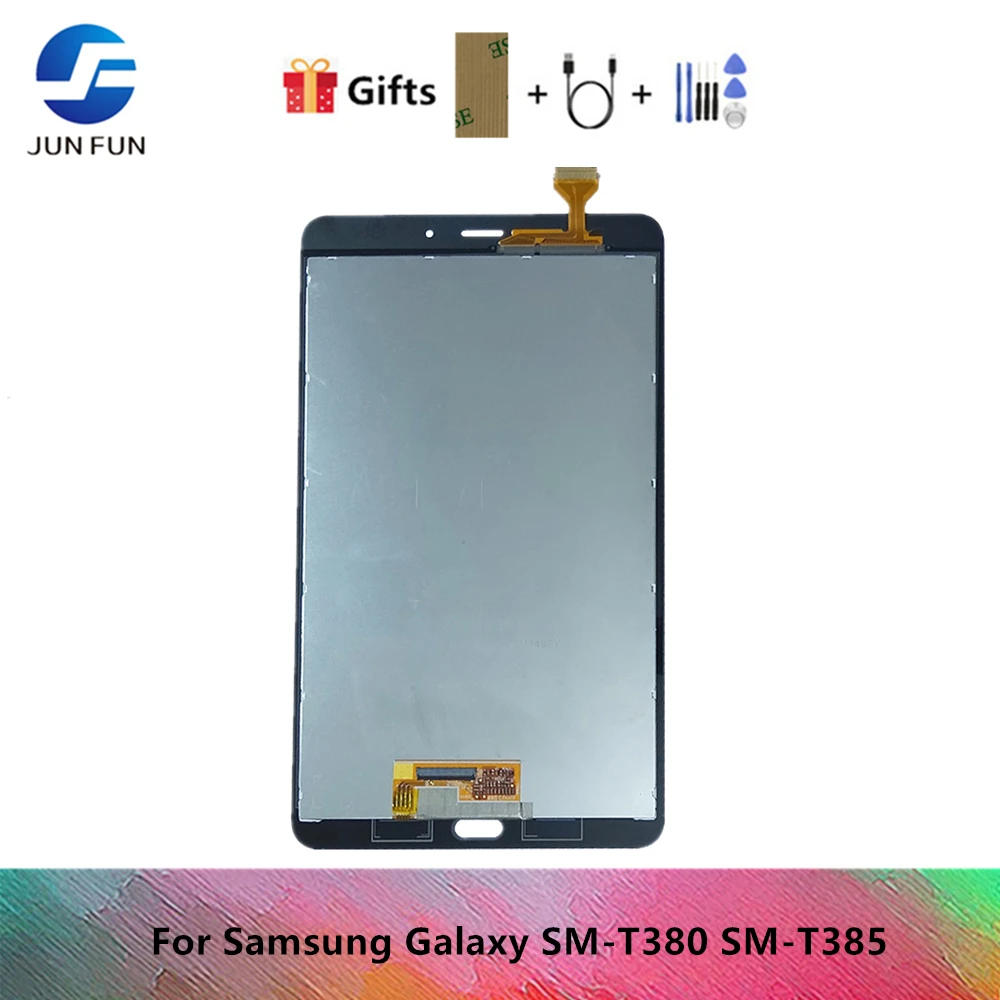 

For Samsung Galaxy SM-T380 SM-T385 T380 T385 LCD Touch Screen Digitizer Glass LCD Display Assembly Replacement 100% Tested