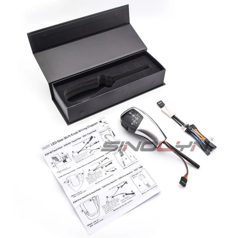 LEDギアシフトノブ,bmw e46 e39 e60 e90 e61 e53 e92 e38 e84 e81 e87 e93 e83 e89 x1 x3 x5,レバー,自動アクセサリー