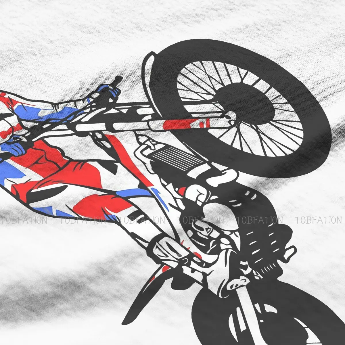 Moto Gp Trial Motorcycle Tshirt Vintage Grunge Men's Clothes Tops Big Size Cotton Crewneck T Shirt