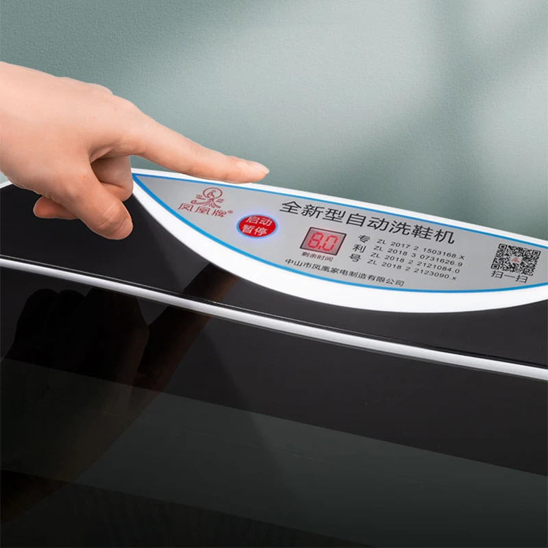 غسالة الأحذية المنزلية الأوتوماتيكية الصغيرة الصغيرة الذكية بالفرشاة الأحذية قطعة أثرية الأجهزة المنزلية 180 واط