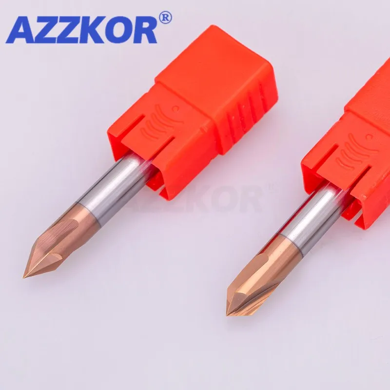 Chamfering Cutter Milling Cutter Alloy Coating Tungsten Steel Tool Cnc Maching HRC65 3Flute SHAZAM For Steel Chamfered Cutter