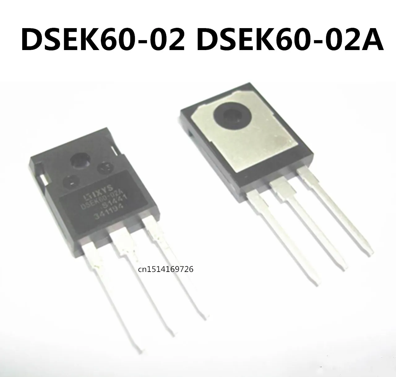 Original 2pcs/ DSEK60-02 DSEK60-02A TO-247  200V 60A