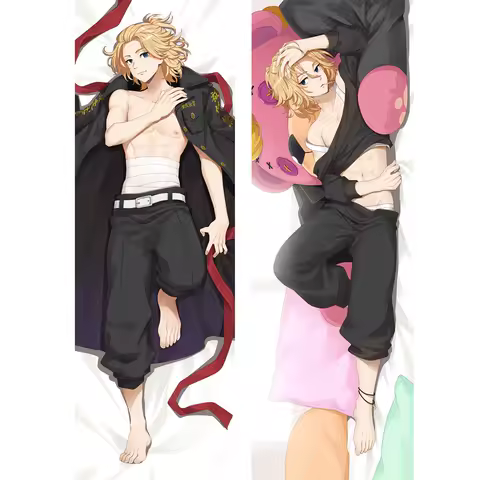 Japanese Anime Tokyo Revengers Hugging Body Pillowcase, Cushion Cover, Manjiro Sano, Dakimakura, Otaku, Drop Ship