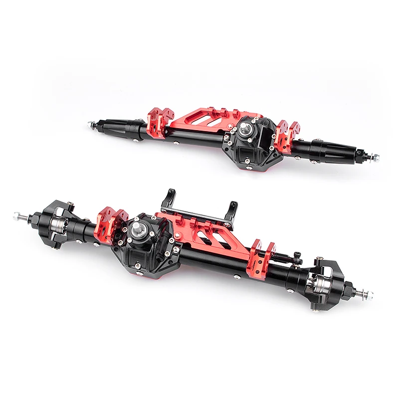 KYX Axial Wraith Phantom RR10 90048 Upgrade CNC Metal Axle Front & Rear Axle Assembly Total Length 272mm