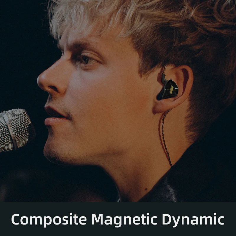 Kz-Bluetoothハイブリッドヘッドセット,スポーツイヤホン,Hi-Fiドライバー,ノイズ抑制