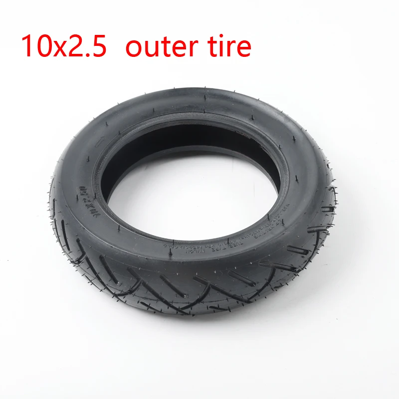 10 Inch 10x2.50 Inner Outer Tyre 10*2.50 Pneumatic Tire for Electric Scooter Balance Drive Bicycle Accessories city ​​road