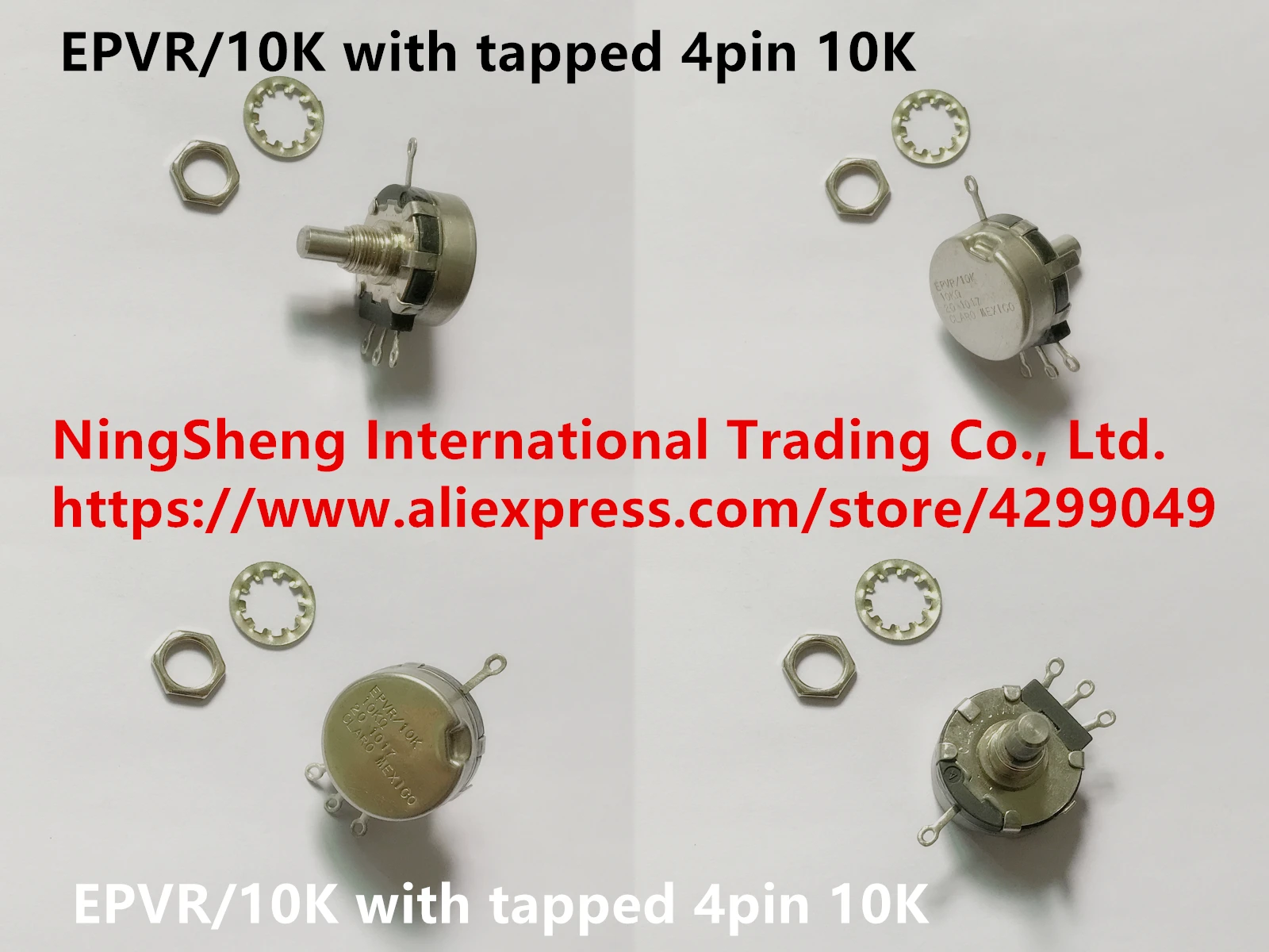 

Original new 100% EPVR/10K with tapped 4pin 10K potentiometer (SWITCH)