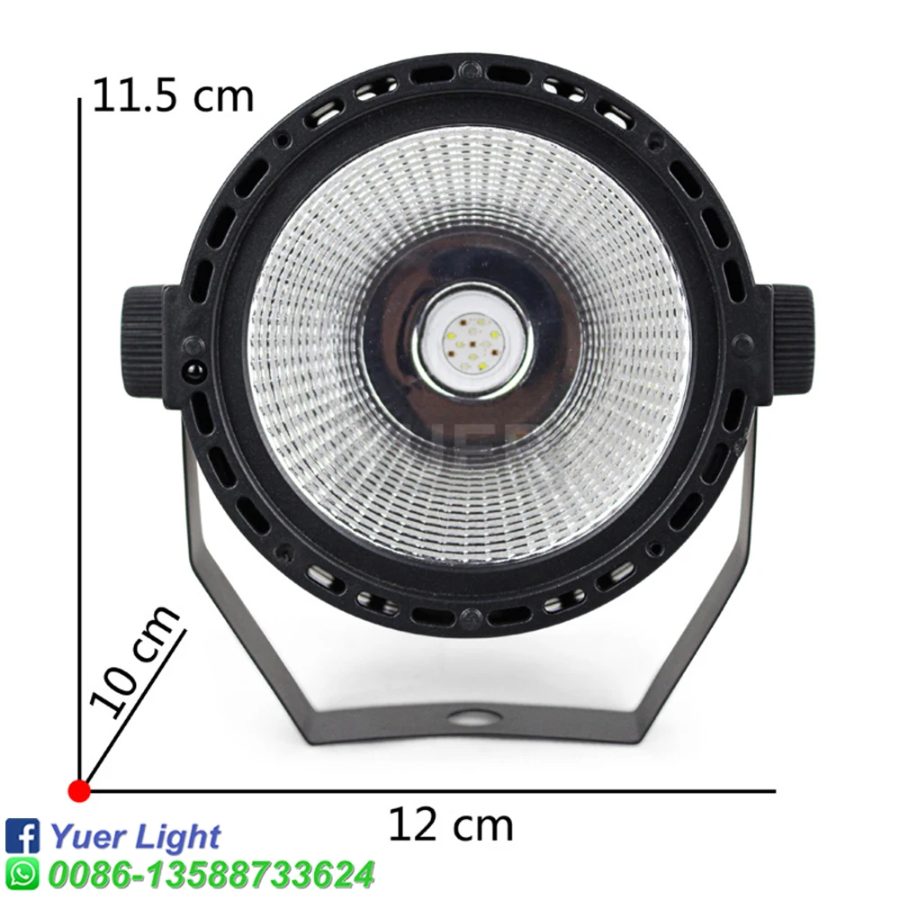 Imagem -03 - Cob Led Strobe Luz Rgbw Fase dj Efeito Tingimento Luz Dmx512 para a Barra Festa de Aniversário Dança Piso Disco com Controle de Música 2023