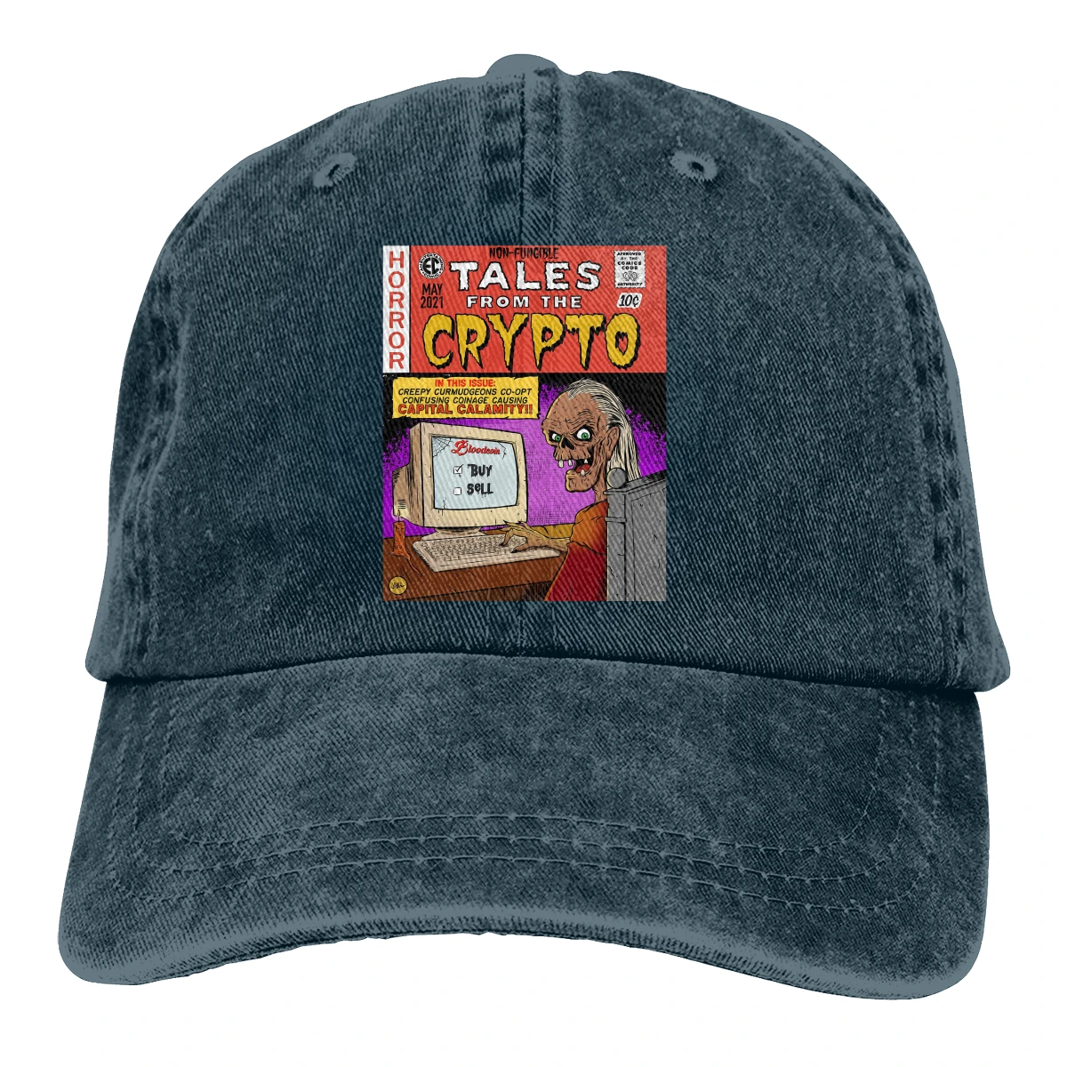 

Non-Fungible Tales From The Crypto The Baseball Cap Peaked capt Sport Unisex Outdoor Custom NFT CryptoPunk YABC Hats