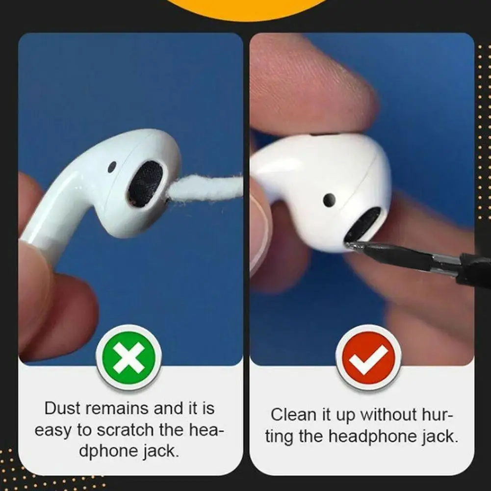 سماعات بلوتوث نظافة القلم سماعات نظافة مناسبة ل Airpods سماعة لوحة المفاتيح الهاتف عدسة الكاميرا تنظيف طقم فُرش للماكياج