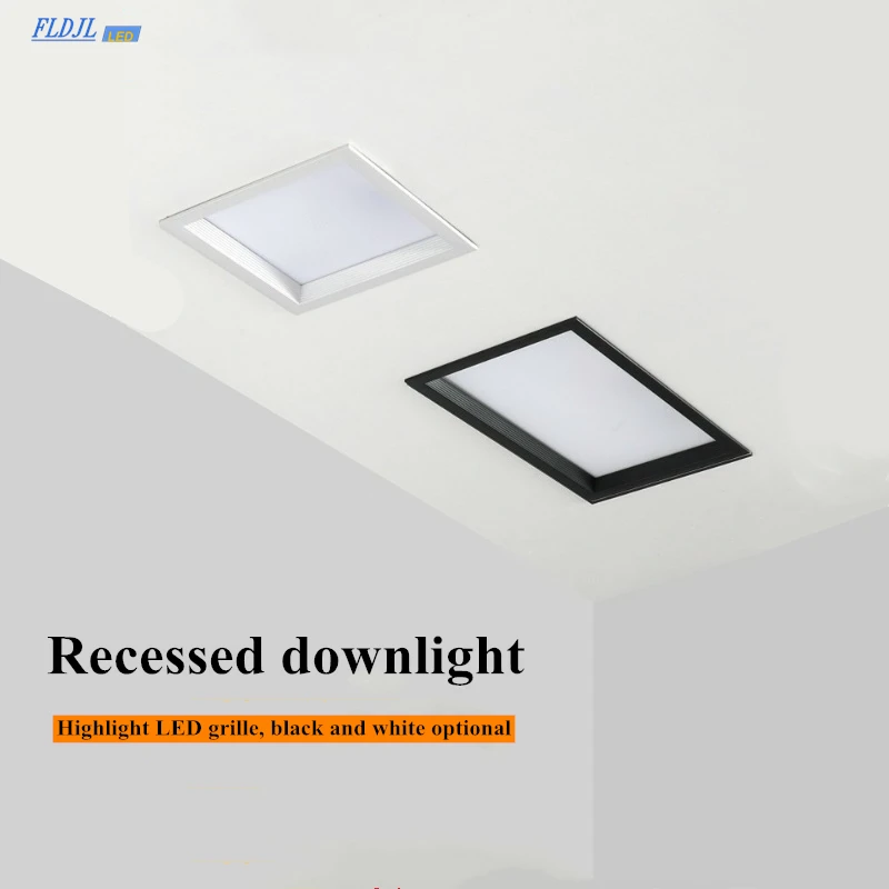 LED-panel licht dimmbar einbau-downlight 12W 24W 36W platz led-strahler led-deckenleuchte AC86V-265V hause büro licht