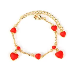 Little Heart Children's Hanging Bracelet Is Cute And Can Be Worn Everyday. Lt's New In Autumn