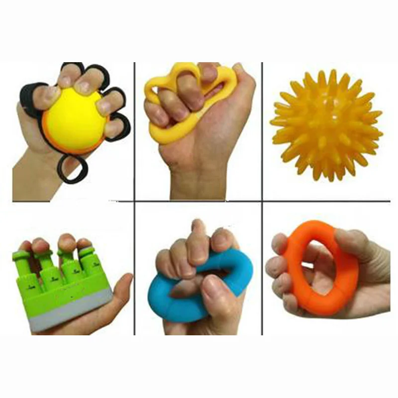 Hand function rehabilitation training on finger force grip ball exercise equipment finger strength grip force grip ring