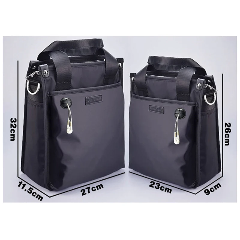 Bolso de hombro y mensajero para hombre, Material de tela Oxford, estilo informal británico, diseño multifunción de gran capacidad, alta calidad,