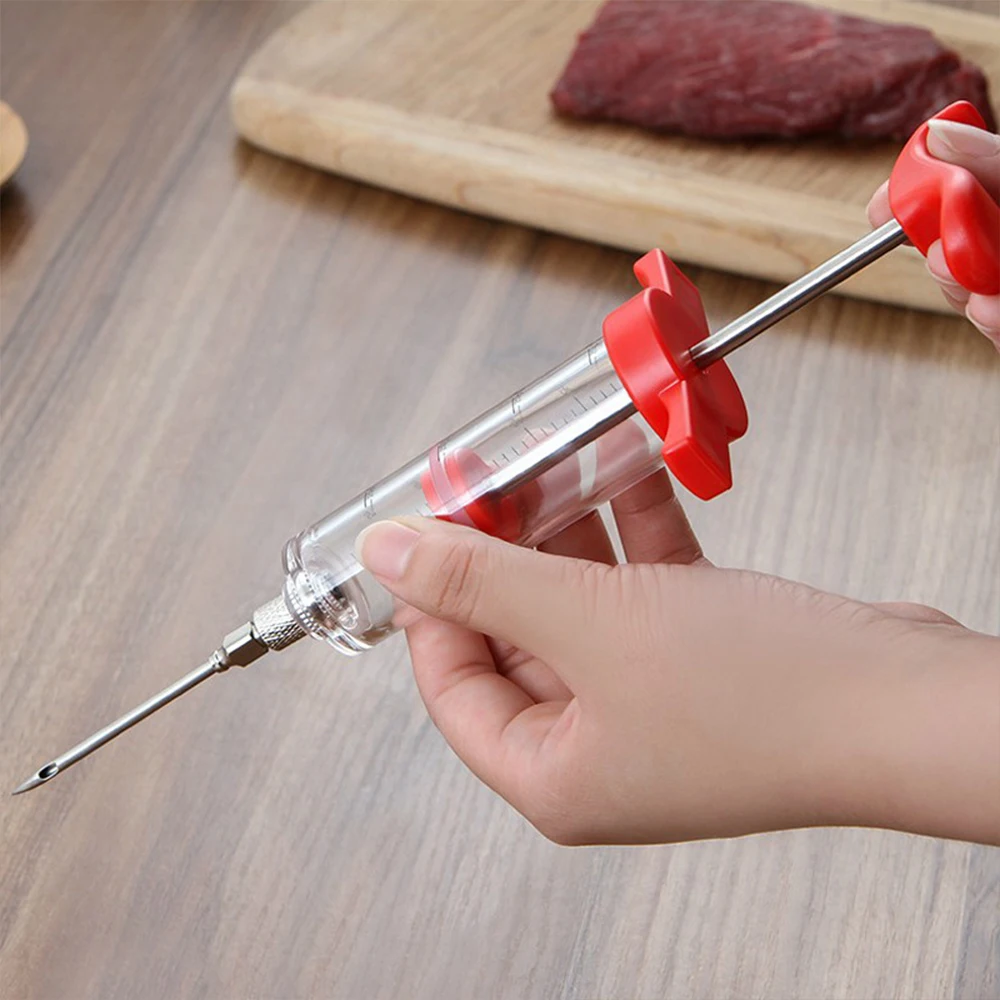 Kitchen Tool Seasoning Flavor Needle Turkey Steak Barbecue Sauce Syringe Marinade Spice Household Accessories Marinated Meat