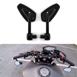 Universal Motorcycle Rear View Mirrors Bar End Side Mirror For Z800 Z900 ER6N ER6F FZ-09 MT-10 FZ-10 FJ-09 MT-25 FZ6 FZ8 GSXR600