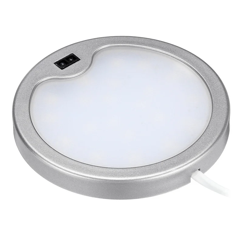 12V Round LED Spotlights Ultra-thin Small Sensor Cabinet Lights Mini Downlight Window Display Panel Lamp 3W Support Dropshipping