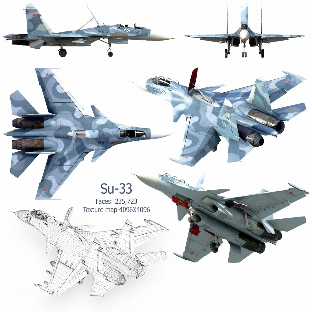 4D Su-33 Carrier-based fighter Assembly Aircraft Model Puzzle Building Block Kids Toy Gift Figure 1:165 Scale