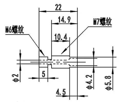 high quality Super smooth titanium alloy V6 heat break TC4 Thermal Barrel Feeding Tube M7 for 1.75MM V6 HOTEND heater block