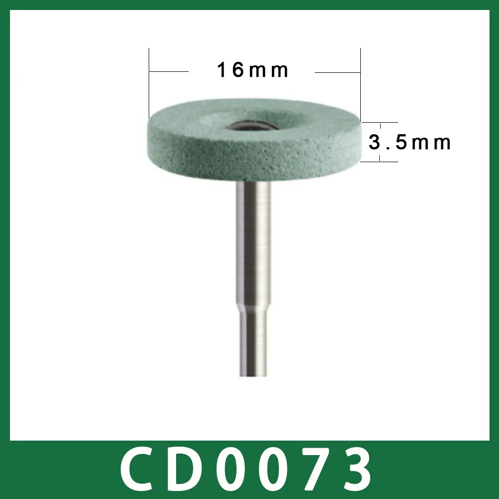 1PCS Ceramic Diamond Grinder(HP) 2.35mm Shank for Dental Lab Zirconia Crown Fine Grind