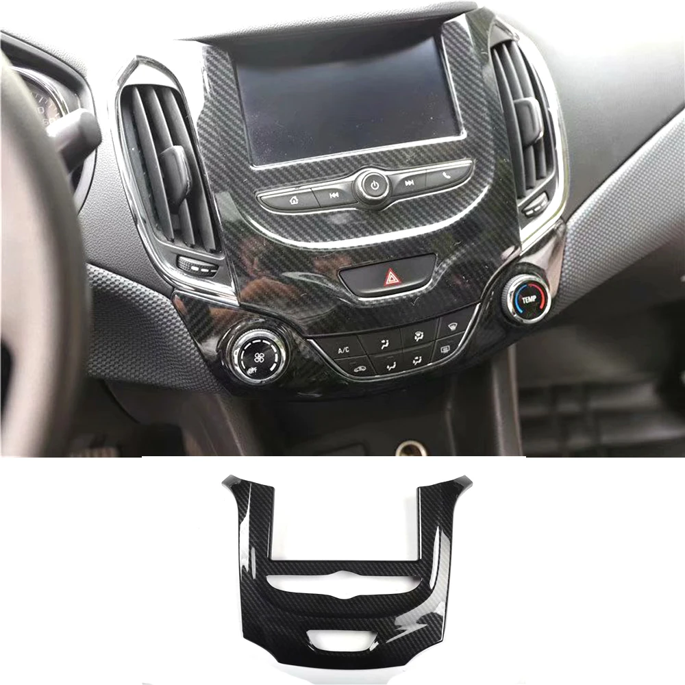 

Car Dashboard Central Console Cover Frame Sticker For Chevrolet Cruze 2017 2018 2019 Interior Auto Accessory Styling