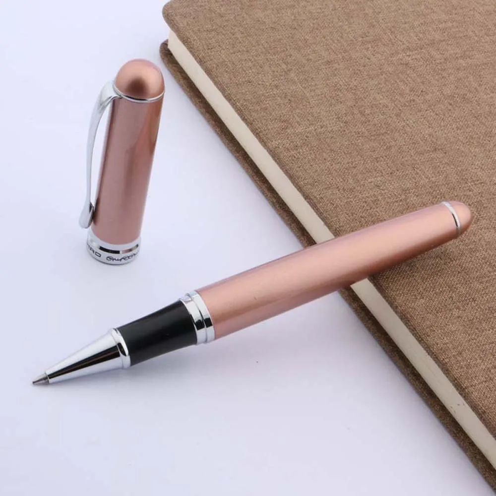 1Pc High Quality Jinhao 750 Pearl White Rose Golden Black Shinny Silver Clip Metal Rollerball Pen