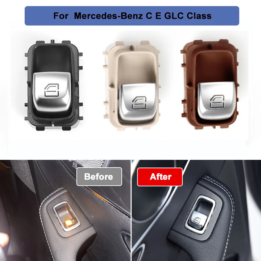 

Electrionic Single Window Glass Lifter Switch Button Button Glass Lift Switch For Mercedes-Benz C E GLC Class W205 W213 W253