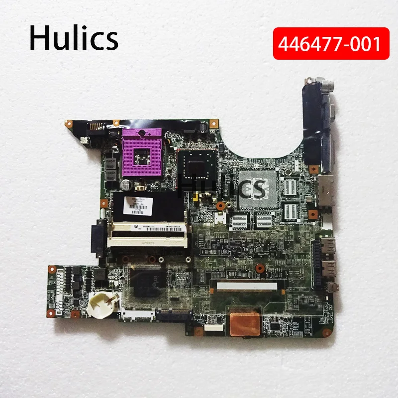 Hulics usado 446477-001 para hp pavilion dv6000 dv6500 dv6700 computador portátil placa-mãe da0at3mb8f0